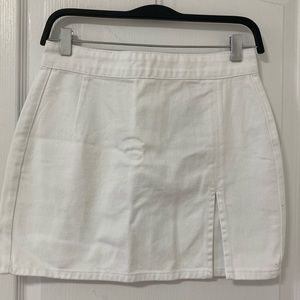 WHITE SHORT SKIRT. Princess Polly